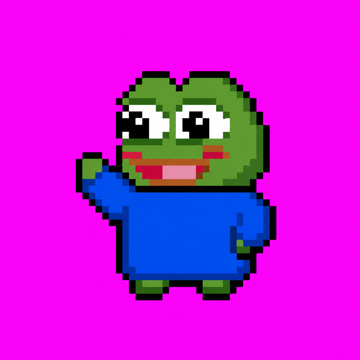 Peepo frog mascot